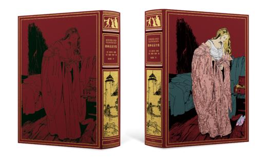 【限量真皮定制巨人版】《格林童话全集》（灰姑娘）红色山羊皮装帧 商品图1