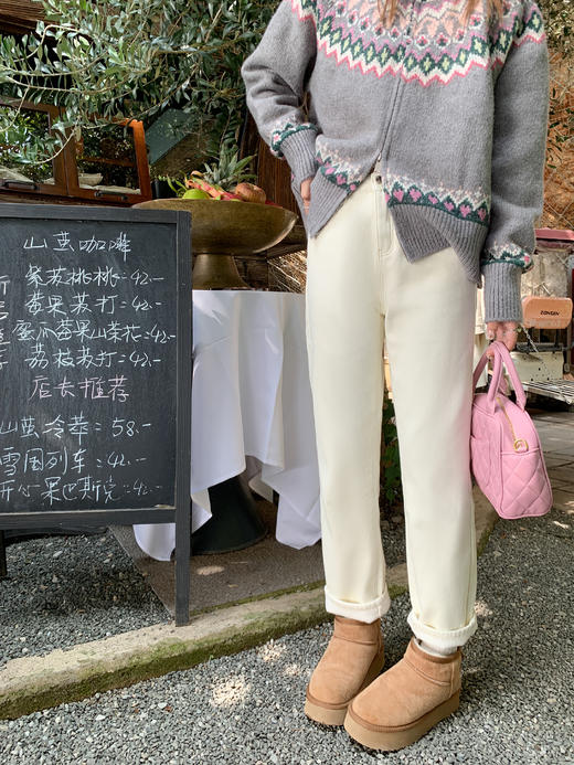 <曾小咸推荐>【149元任选2件】现货！高腰遮胯显瘦哈伦牛仔裤 商品图5