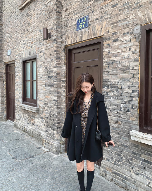 金蘑菇菇【Elina碎花系】长短款！秋冬氛围感复古碎花连衣裙 商品图7