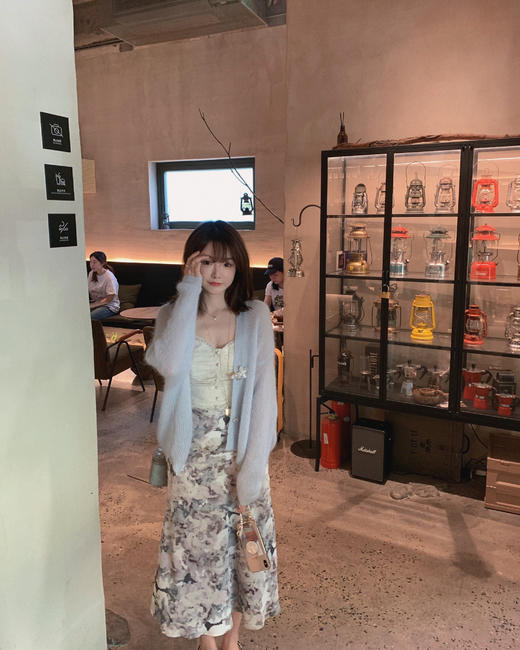 金蘑菇菇【 海牙秋天】法式茶歇裙印花裙碎花裙气质连衣裙中长款 商品图9