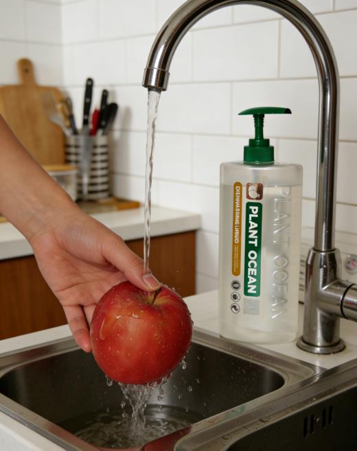 😎【澳洲原装进口植物海洋高端餐具清洗剂洗洁精1L/瓶】🥰 天然植物精华+添加维生素E，滋润又护手~ 👊2款香型可选，1L大容量，一瓶多用，果蔬/餐具放心洗 商品图3