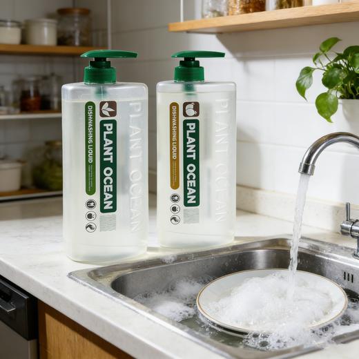 😎【澳洲原装进口植物海洋高端餐具清洗剂洗洁精1L/瓶】🥰 天然植物精华+添加维生素E，滋润又护手~ 👊2款香型可选，1L大容量，一瓶多用，果蔬/餐具放心洗 商品图4