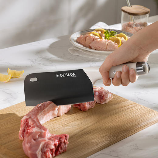 🌸【DESLON德世朗DFS-TZ025罗纳镀钛刀具六件套】😍厨房刀具套装封神！一套搞定所有切配 家人们！😉终于挖到好用又省心的刀具套装了  商品图5