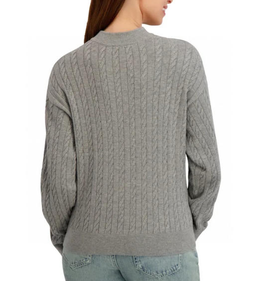 Nautica诺帝卡女士全拉链针毛衣，美国🇺🇸直邮特价278元🉐包税包邮到手了🔥立体麻花纹理细腻耐看，视觉上更显质感 商品图4