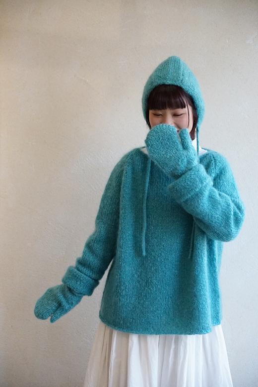 apuntob 马海毛初恋蓝帽子 商品图3