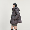 NEELLY纳俪商场同款冬新款百搭通勤中长收腰羽绒服女90白鸭绒外套N25113L01180 商品缩略图1