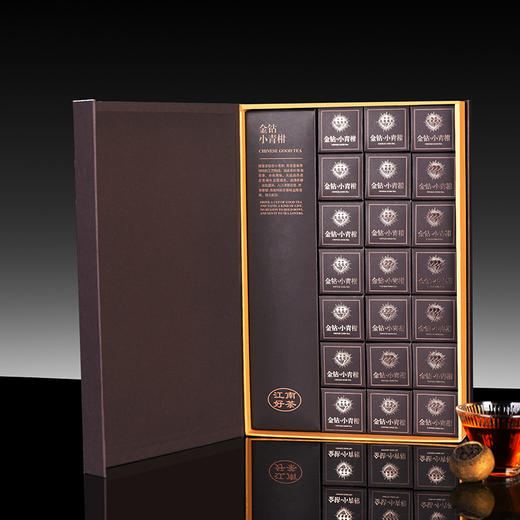 赠送提袋【普洱醇厚柑香扑鼻❗️烫银工艺传统大气】望江南 新会小青柑普洱茶叶礼盒装年货爆款公司礼品。jc 商品图2