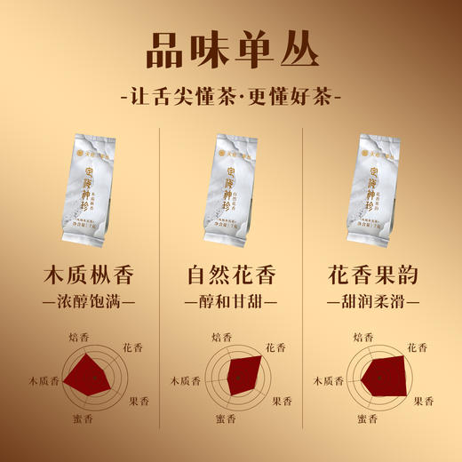 天池 凤凰单丛 木质枞香 自然花香 花香果韵 品鉴组合 42g 商品图2