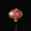 古罗马红玉髓“赤马”印章珠戒指 商品缩略图0