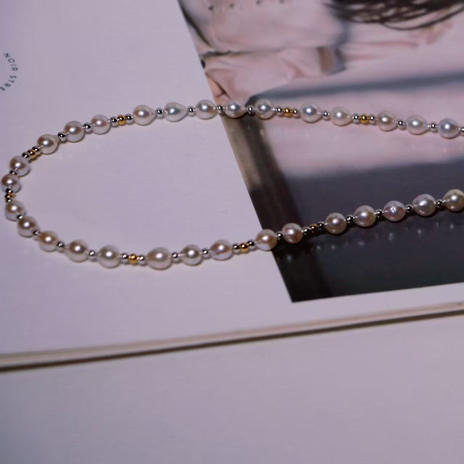 ji光akoya 巴洛克 微瑕 配件925银 商品图0