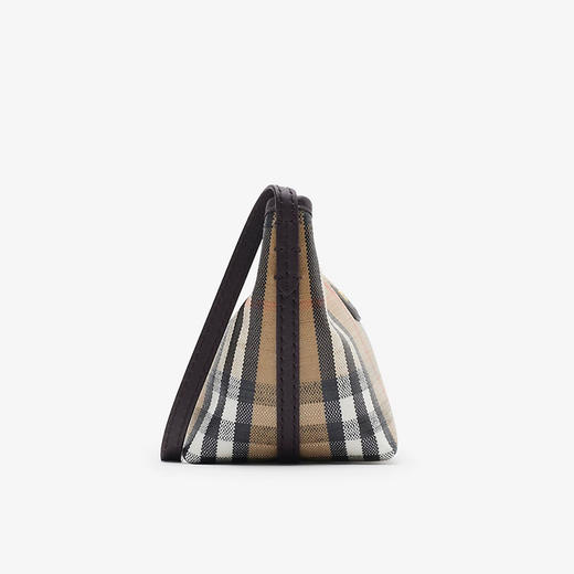 BURBERRY 巴宝莉 女士马术骑士徽标贴片迷你高地提挎包 格子 8112278 B9368 商品图1