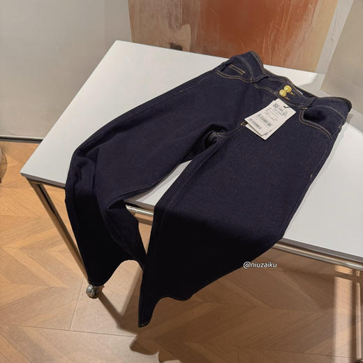 朗姿雏菊系列 双扣复古直筒牛仔裤 商品图12