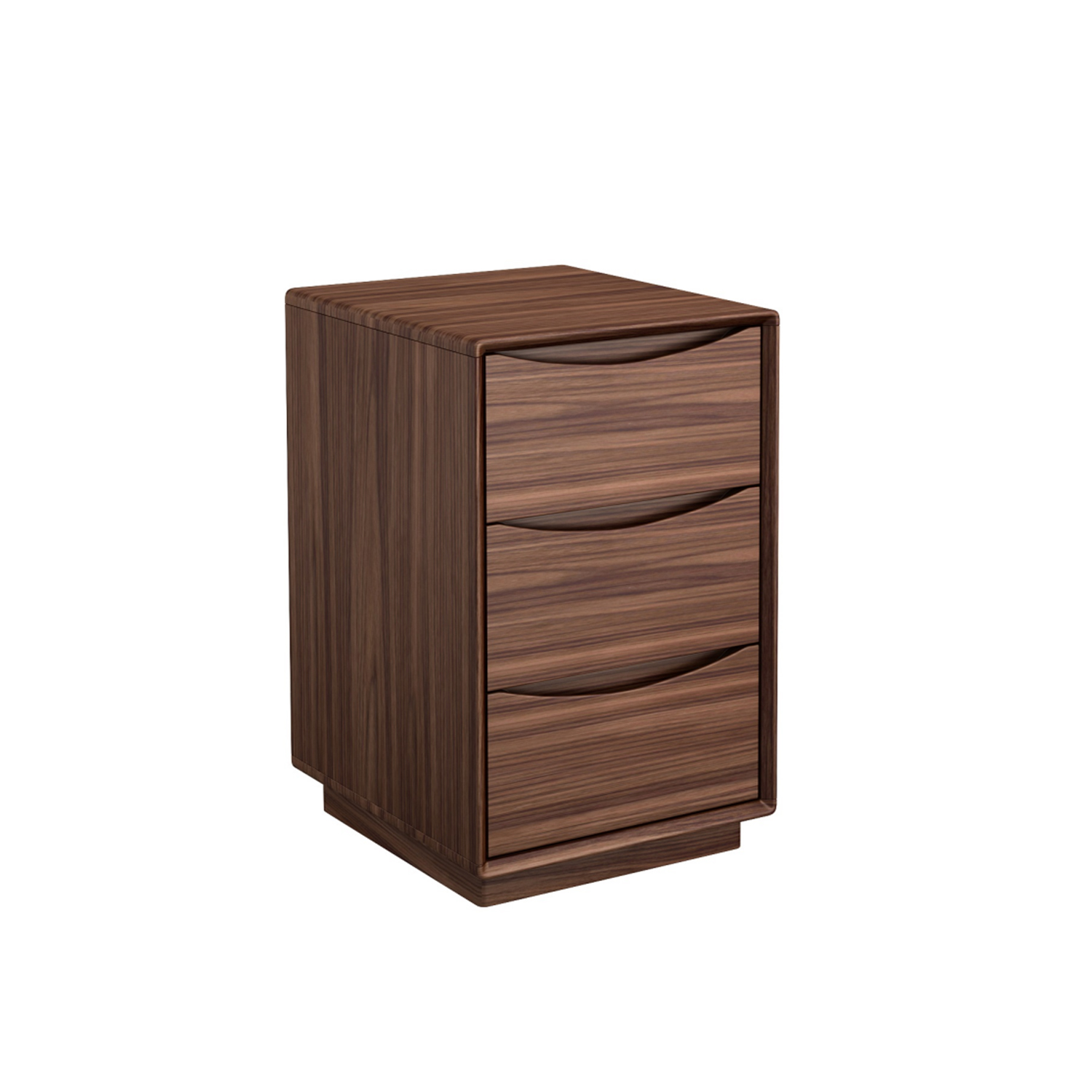 【中古风-ZG122床头柜】黑胡桃/卧房/床头柜