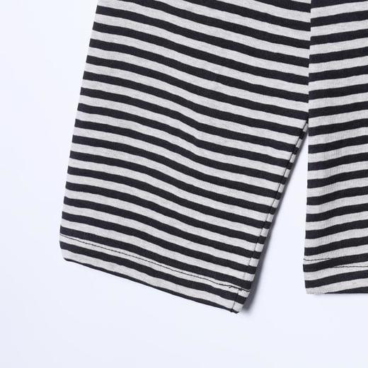 3251SDSA男士秋冬新款痞帅男装韩版简约撞色条纹圆领长袖T恤舒适百搭 商品图4