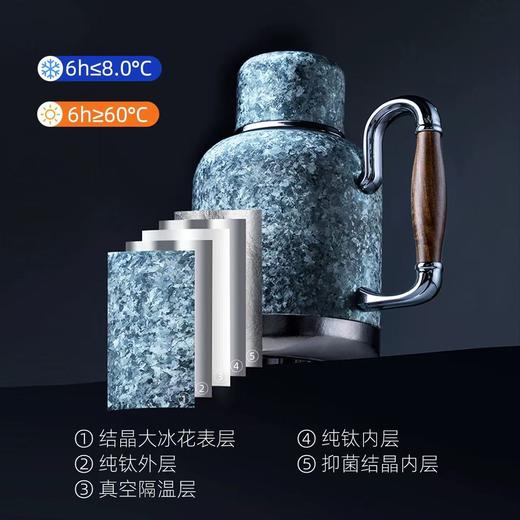 尚明纯钛保温热水壶新款茶水分离家用户外便携老白茶焖茶壶~ 商品图3
