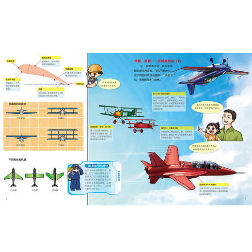 《一飞冲天·空军科普绘本》（全3册）：《无人机》《预警机》《特技机》 商品图4