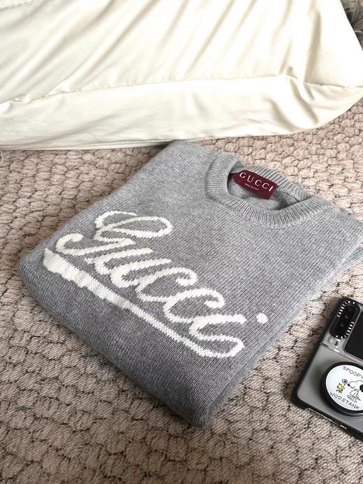 F010722艺术字母3D嵌花 logo羊毛毛衣针织衫 商品图13