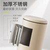 EKO 带盖不锈钢简约脚踏式垃圾桶 8L/个 雅钢色 商品缩略图3