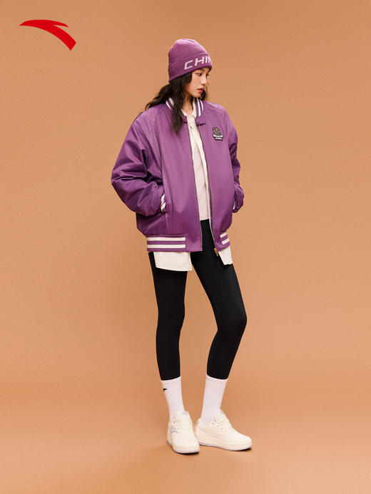 安踏好事发生 | 新年鸿运夹克男女款祥云印花中国结外套152618606 商品图3