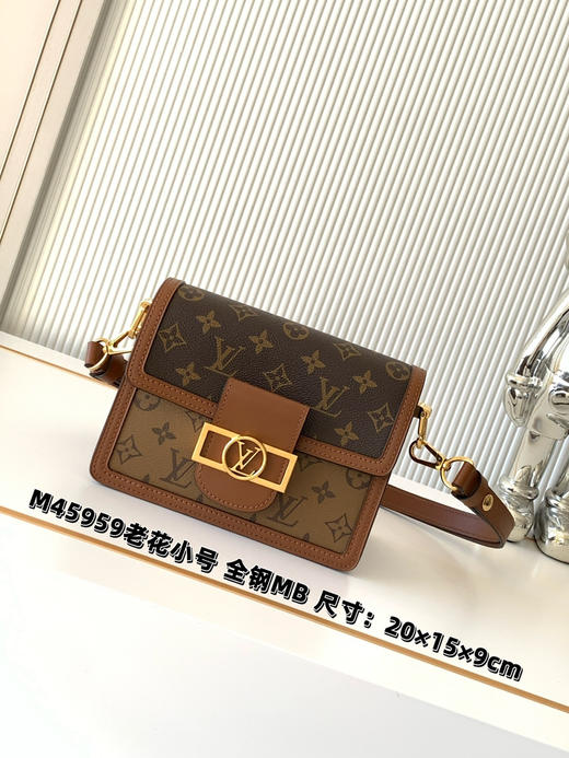 秋冬特惠💰1350 渠道级LV【全钢五金 MB163c01变码芯片】te级LV 全套包装 M45959老花小号 商品图0