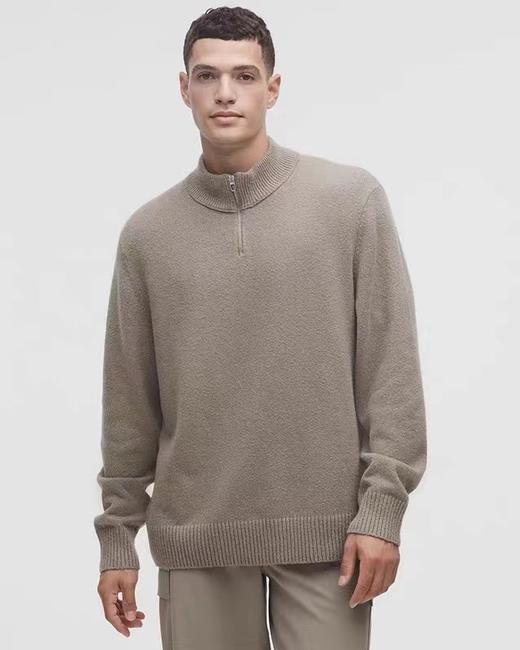 F010712男士宽松剪裁半拉链立领针织衫LM3FC9S 商品图2