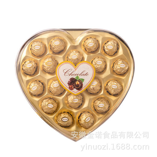 源头厂家金沙球巧克力礼盒节日礼物送女友送老婆仪式感休闲零食 商品图4