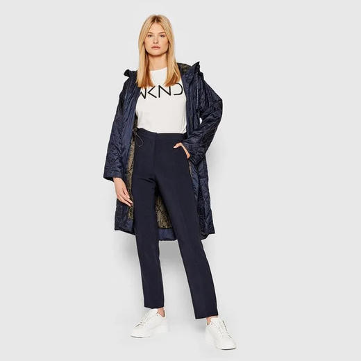 MAXMARA 女士 ARDEA 连帽绗缝派克大衣 深蓝色 ARDEA 54960119 002 商品图3