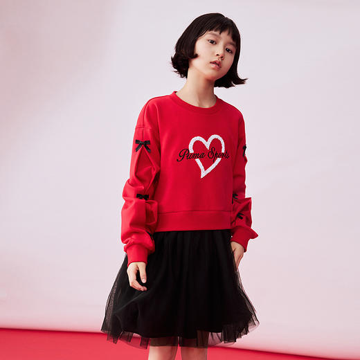 PUMA彪马官方正品新款儿童童装针织连衣裙运动休闲风时髦甜美 商品图3