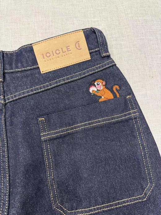 F010742新年系列2026新款棉弹直筒牛仔裤女长裤 商品图10