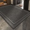 简约入户地垫灰色玄关垫耐脏易打理除尘垫子进门门垫家用地毯 商品缩略图1