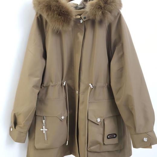 SUSX品牌直发 新款暖冬狐狸毛领兔毛内胆可拆卸派克服（预售15天发货） 商品图4