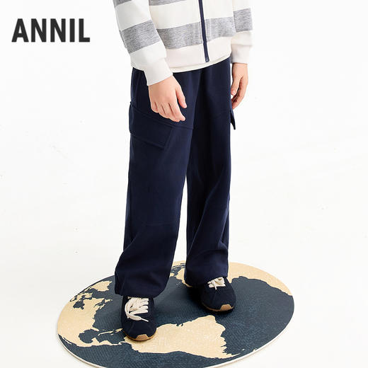 【实体店同款】男童全腰针织单裤春季新款安奈儿童装AB616035 商品图2