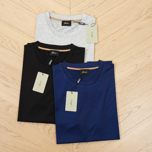 【秒杀价已调 直接拍】意大利Brioni（布里奥尼）桑蚕丝 棉短袖 T恤 商品图0