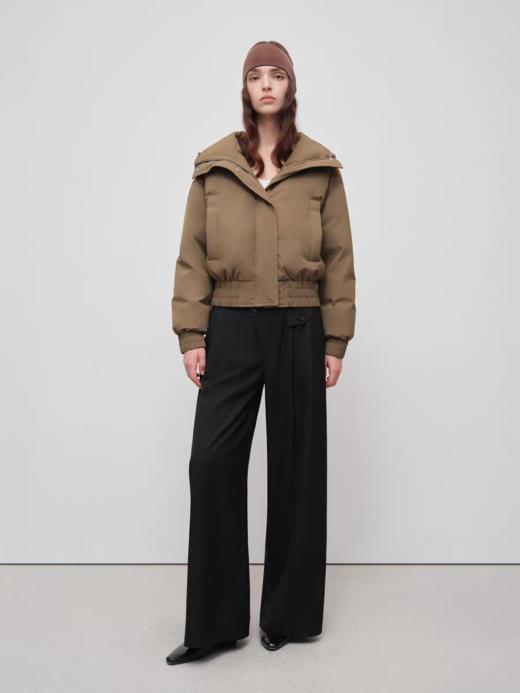 出逃赤岗西/25AWY001/仿貉子毛领90白鸭绒羽绒服 商品图1