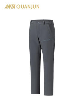 安踏冠军山岩M | 户外徒步梭织软壳裤男子新款运动长裤152610505