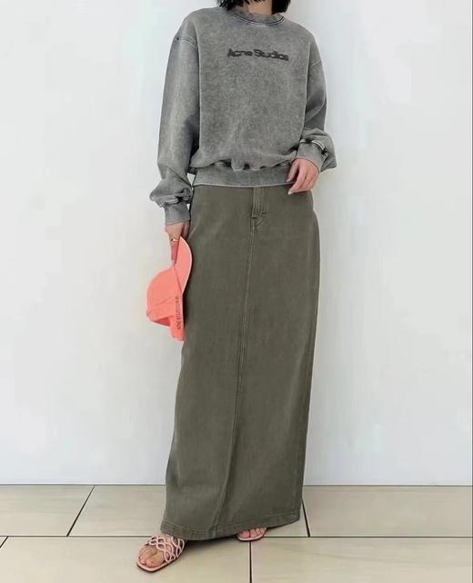 F010720砂磨重工水洗做旧纯棉圆领卫衣男女同款 商品图2