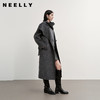 NEELLY纳俪商场同款冬季新款时尚宽松围巾毛呢大衣女宽领羊毛外套N25113N01150 商品缩略图0