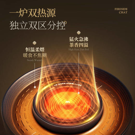摩飞电器（Morphyrichards）全玻璃养生壶 多功能围炉煮茶电陶炉煮茶器煮茶炉多功能泡茶蒸茶器不挑器具360度环状煨烤 商品图3