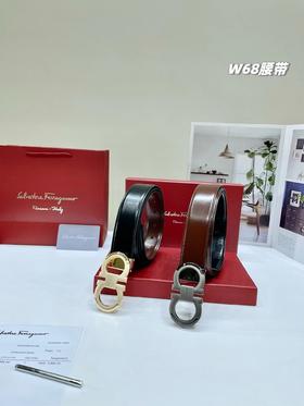 F010729春季新款双面可用双头腰带男士商务腰带