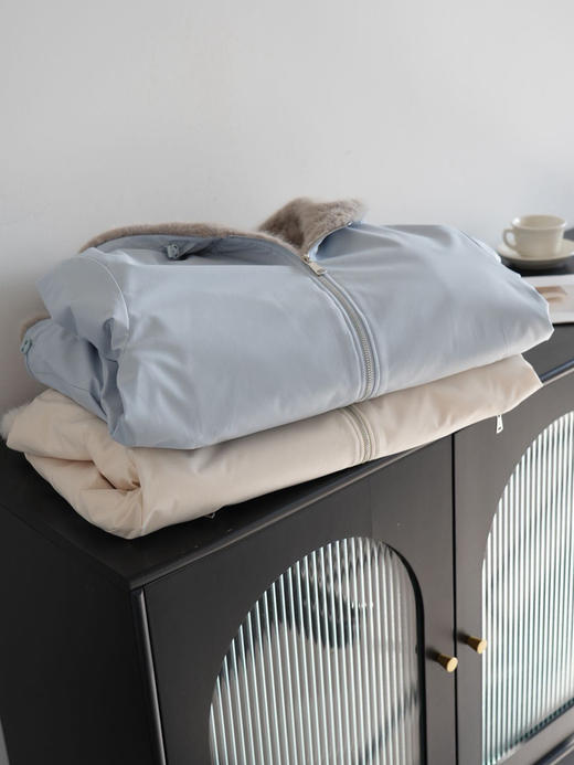 【百图lulu定制】【北海道仿貂毛外套】内里复合水貂毛 连帽保暖外套 商品图13