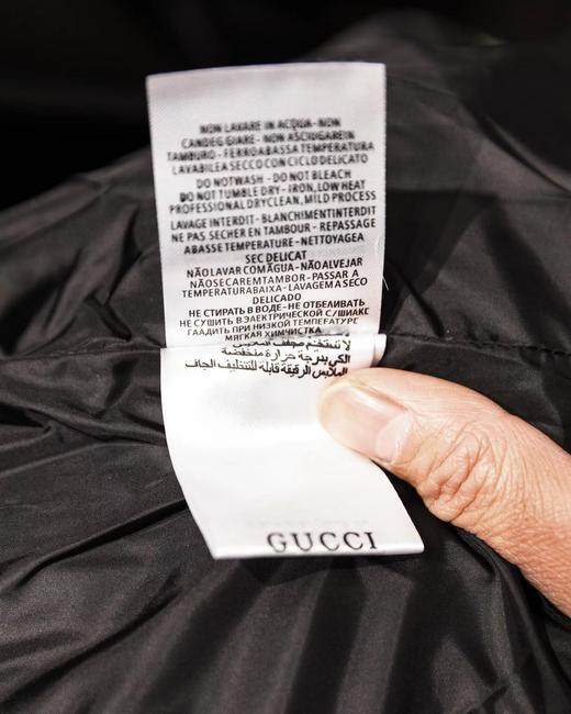 F010763老花满印拼接男女同款蓬松连帽羽绒服 商品图14