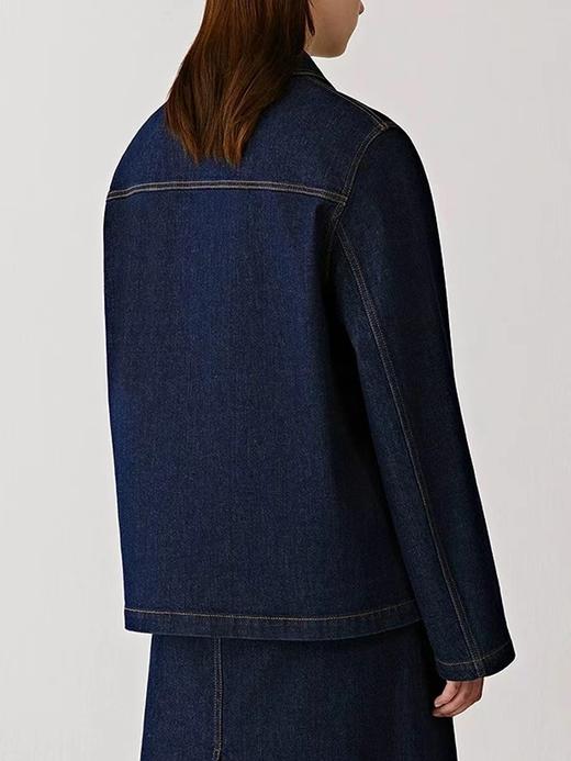 F010741春季新款刺秀马到成功棉弹牛仔夹克外套女款 商品图13