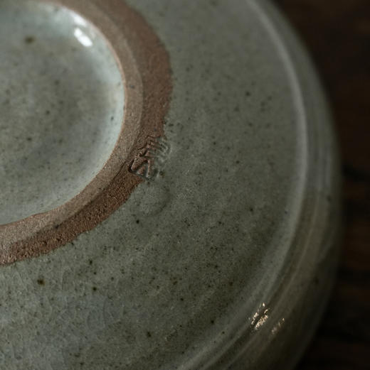 日本作家辰山手绘仙鹤陶盘 带原盒 X1453 商品图3