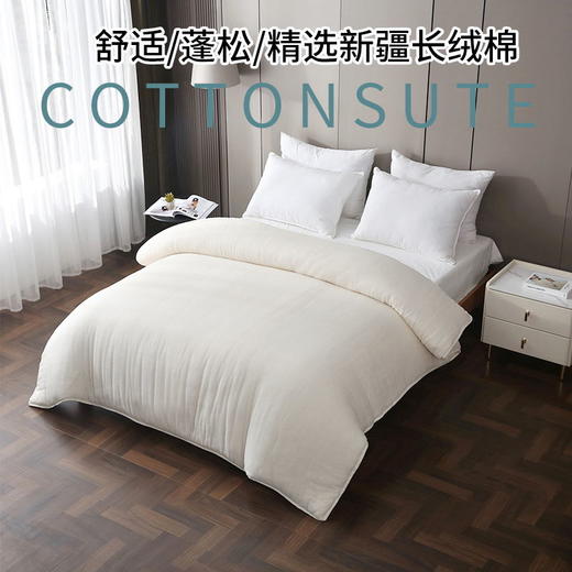 【工厂直销】新疆棉被，100%南疆手采棉制作，蓬松柔软、蓄热保暖，新疆原产地直发 商品图3