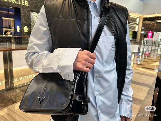 普拉达 油蜡皮单肩 soft lux 邮差包(MM) 商品图8