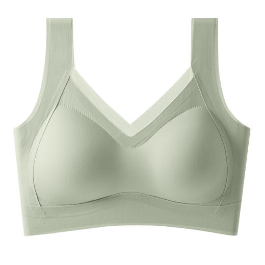 【内搭救星❗️无痕隐形美背内衣】固定式一体杯可机洗，360°环绕式软支撑，丝绸般轻肤肌底，稳定更聚拢，大胸显小聚拢提拉收副乳防下垂无钢圈文胸QQ 商品图8