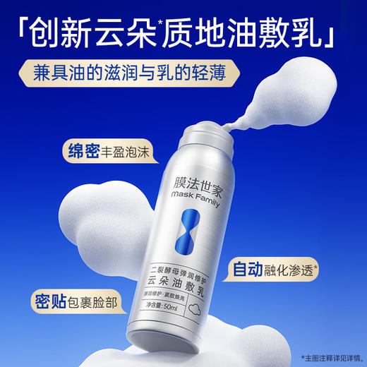 【1000膜币+0.01元】膜法世家二裂酵母弹润修护云朵油敷乳50ml 商品图1