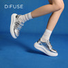 Dfuse迪芙斯2026春季新款轻便厚底增高魔术贴松糕鞋休闲鞋运动板鞋DFE1112126 商品缩略图0
