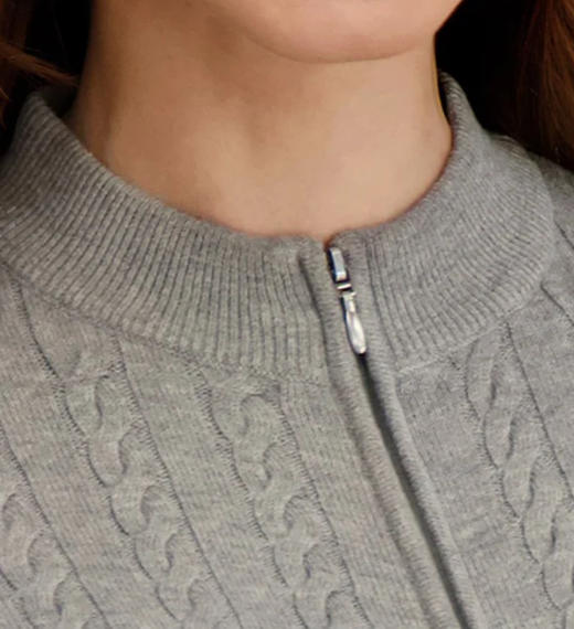 到手价228元 Nautica诺帝卡女士全拉链针毛衣 美国代购，无中文标签，介意慎拍 商品图6