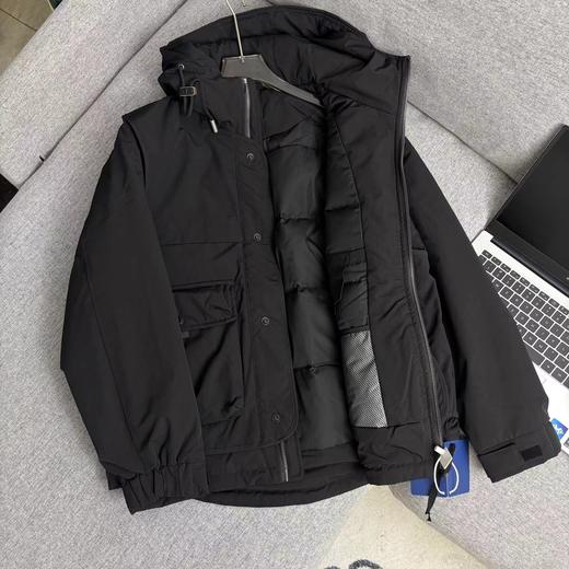 F010759防水防风假两件连帽休闲羽绒服外套 商品图10